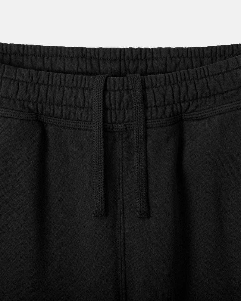 Short Stussy Stock Logo Sweatshort Noir | WBK-68333210