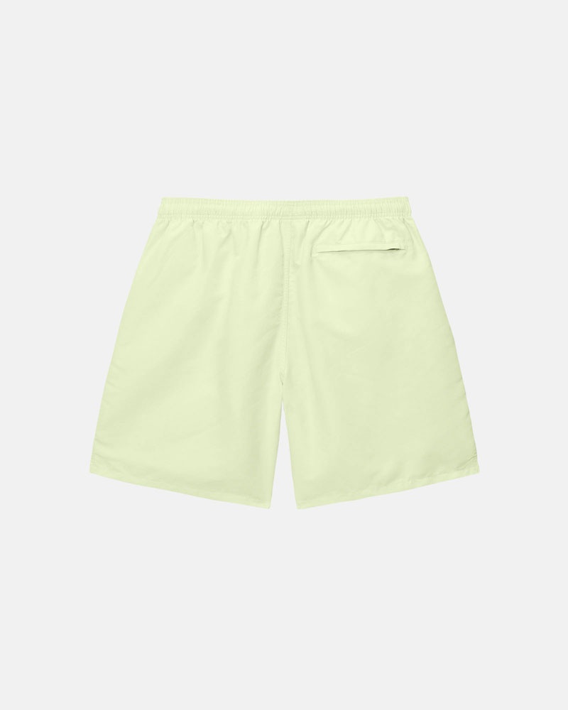 Short Stussy D'eau Corta Big Basic Jaune | UOO-44768002