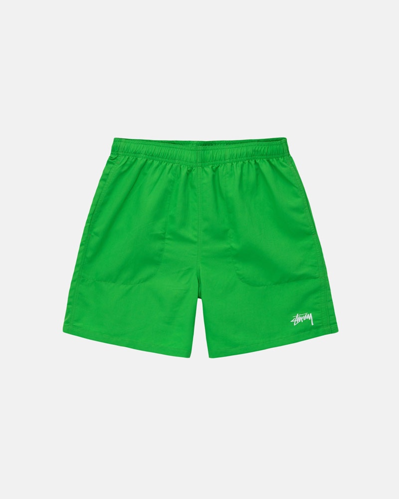 Short Stussy D'eau Corta Stock Vert | NFD-40717755