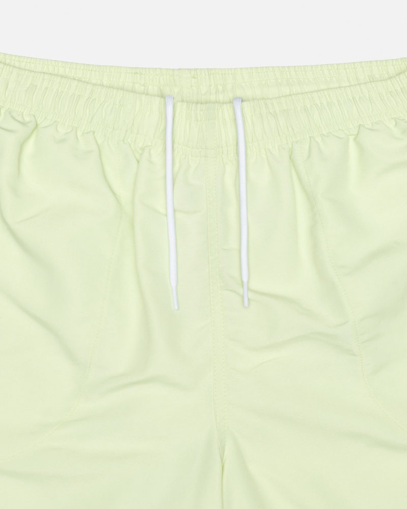 Short Stussy D'eau Corta Big Basic Jaune | UOO-44768002