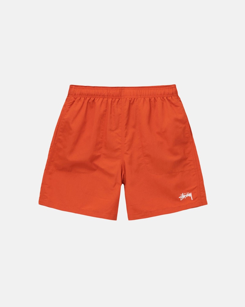 Short Stussy D'eau Corta Stock Orange | KAS-52368261