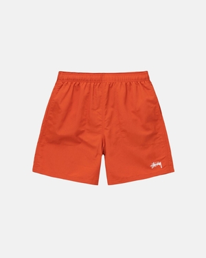 Short Stussy D'eau Corta Stock Orange | KAS-52368261