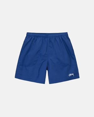 Short Stussy D'eau Corta Stock Bleu Foncé | ZIE-41041277