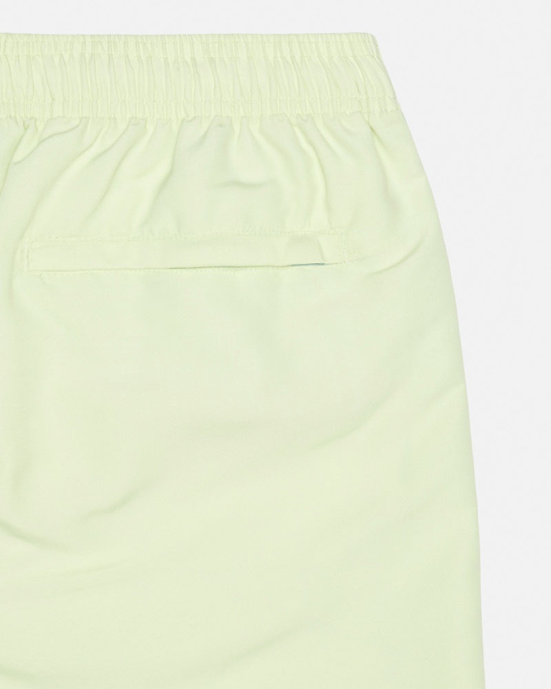 Short Stussy D'eau Corta Big Basic Jaune | UOO-44768002