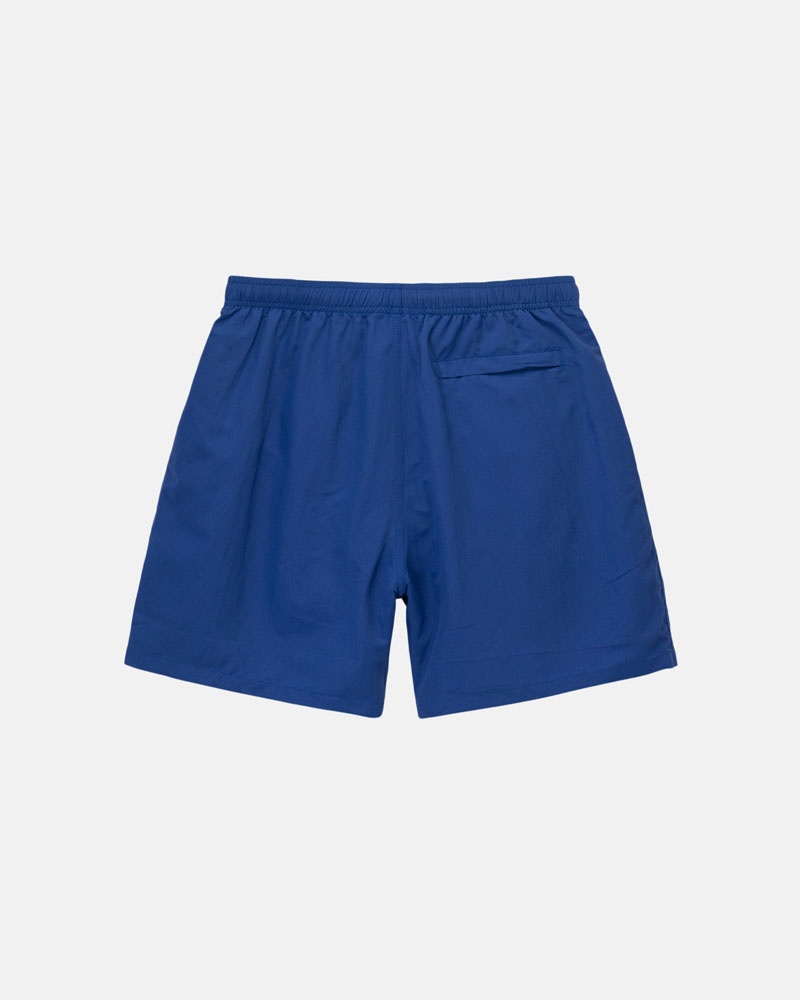 Short Stussy D'eau Corta Stock Bleu Foncé | ZIE-41041277