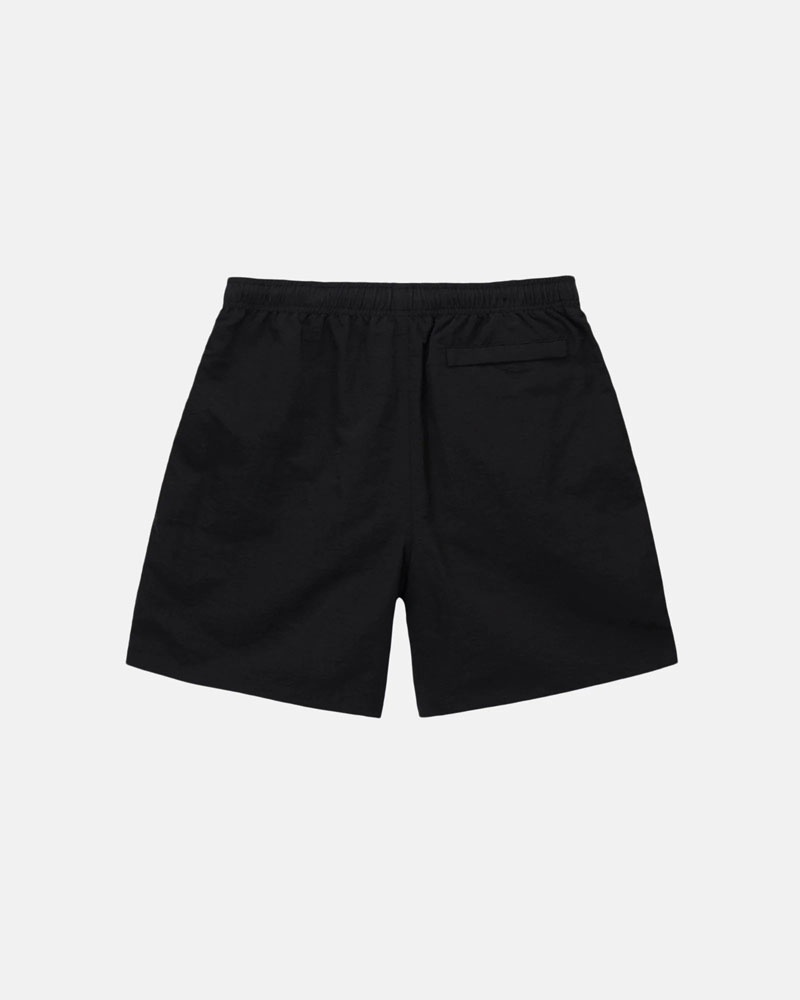 Short Stussy Big Basic D'eau Noir | CDY-67480015