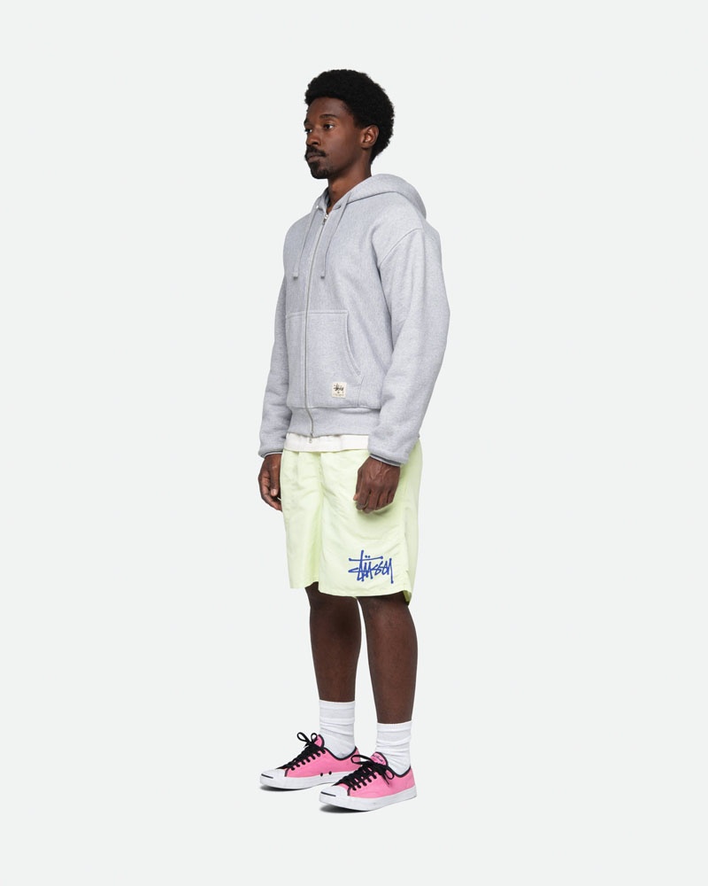 Short Stussy D'eau Corta Big Basic Jaune | UOO-44768002