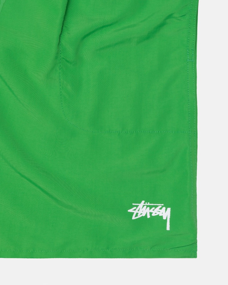 Short Stussy D'eau Corta Stock Vert | NFD-40717755