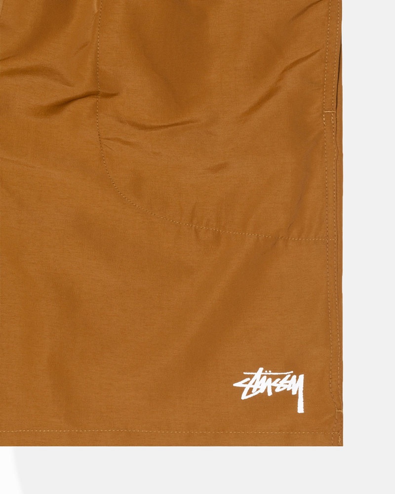 Short Stussy D'eau Corta Stock Marron | AKS-67141953