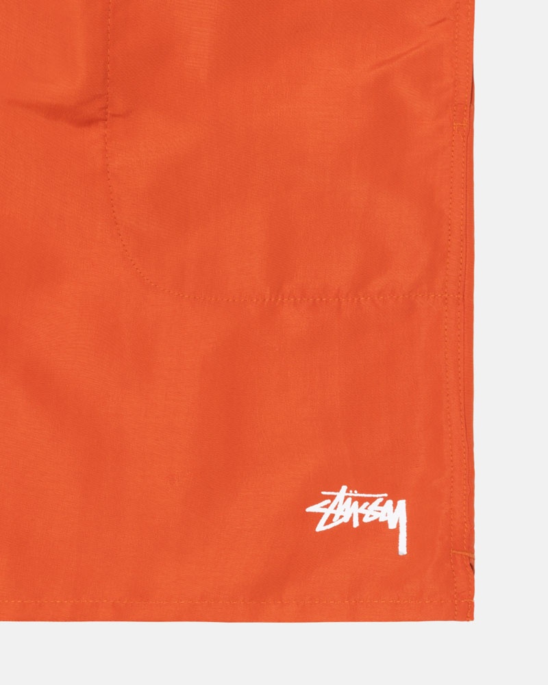 Short Stussy D'eau Corta Stock Orange | KAS-52368261