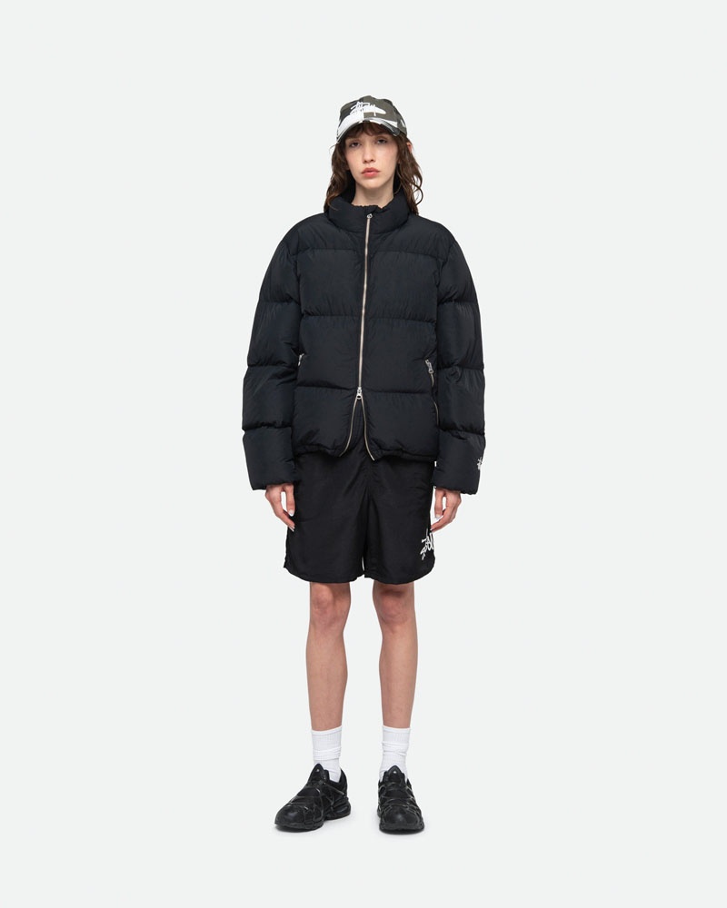 Short Stussy D'eau Corta Big Basic Noir | LIE-42261669