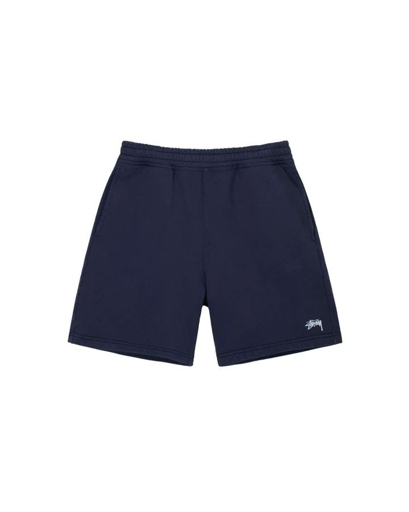 Short Stussy Overdyed Stock Logo Bleu | XAN-12185045