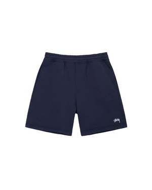 Short Stussy Overdyed Stock Logo Bleu | XAN-12185045