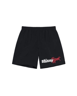 Short Stussy Sport D'eau Noir | TEA-80847787