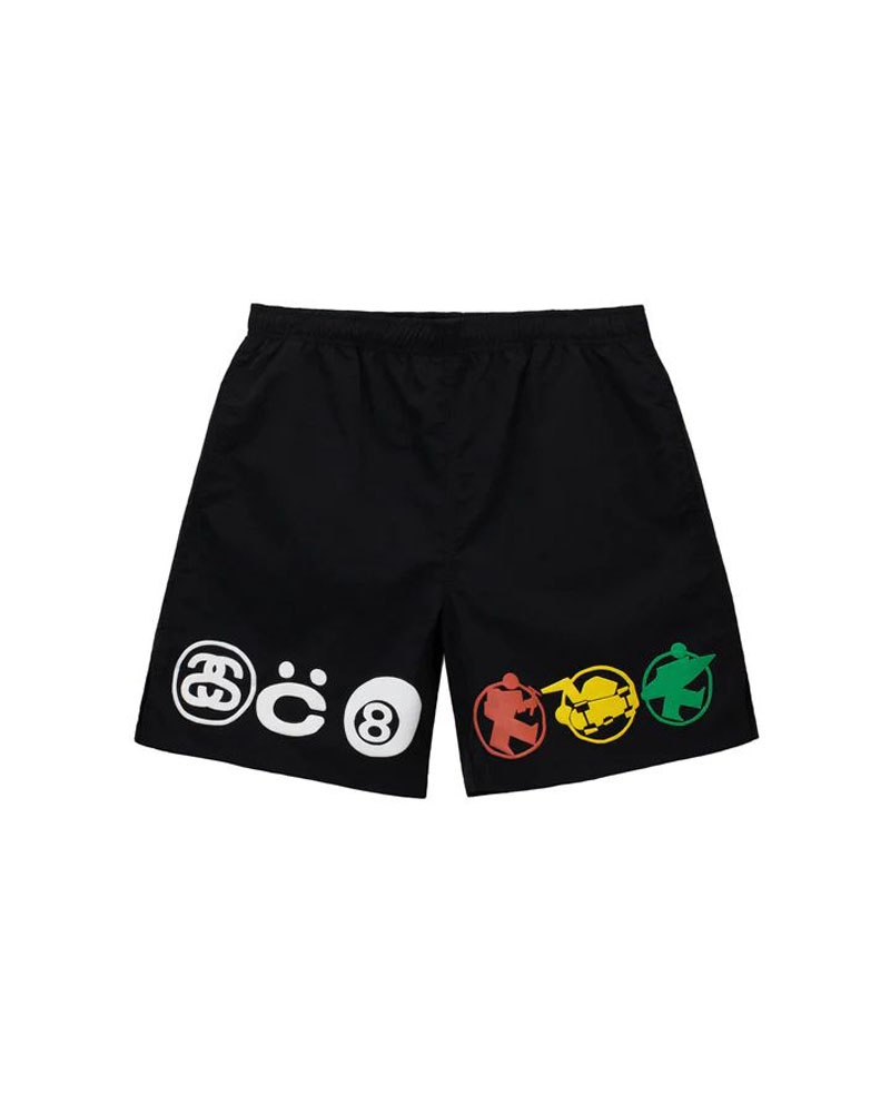 Short Stussy Stüssy & Cpfm Icon Watershort Noir | HHE-23405177