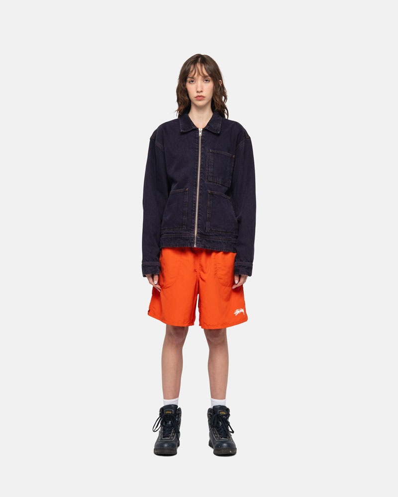 Short Stussy D'eau Corta Stock Orange | KAS-52368261