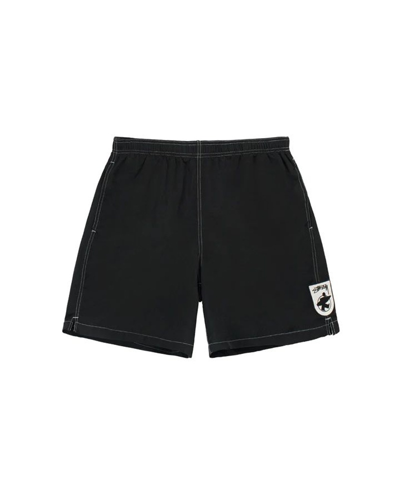 Short Stussy Surfman D'eau Noir | ZSN-97299229