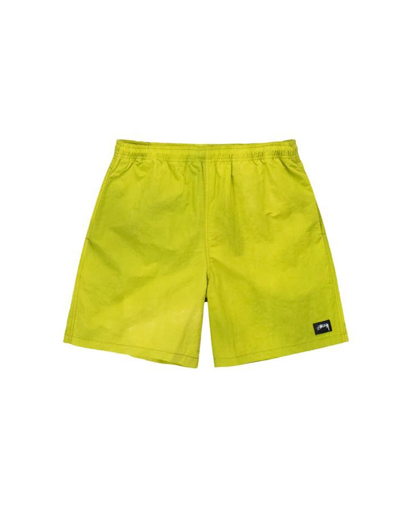 Short Stussy Wave Dye Nylon Jaune | FOT-61358039